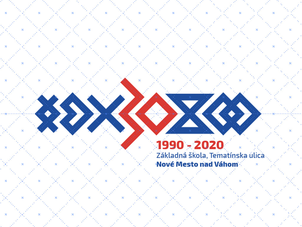 Logo - 30. výročie založenia školy